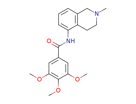 1,2,3,4-TETRAHYDRO-2-METHYL-5-(3,4,5-TRIMETHOXYBENZAMIDO)ISOQUINOLINECAS