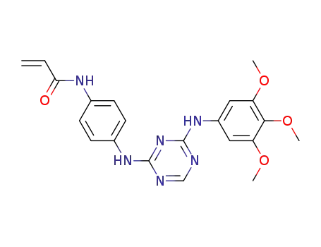 N-{4-[4-(3,4,5-trimethoxy-phenylamino)-[1,3,5]triazin-2-ylamino]-phenyl}-acrylamide