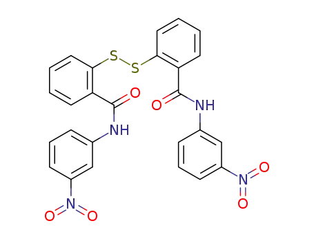 N-(3-nitrophenyl)-2-[2-[(3-nitrophenyl)carbamoyl]phenyl]disulfanyl-ben zamide