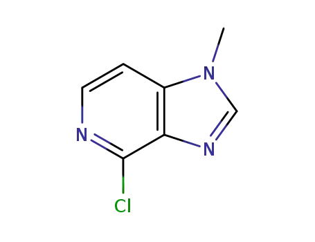 Molecular Structure of 50432-68-3 (4-CHLORO-1-METHYL-1H-IMIDAZO[4,5-C]PYRIDINE)