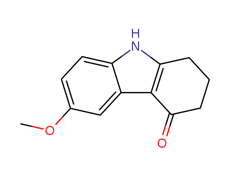 Molecular Structure of 35556-81-1 (6-methoxy-1,2,3,9-tetrahydro-4H-carbazol-4-one)