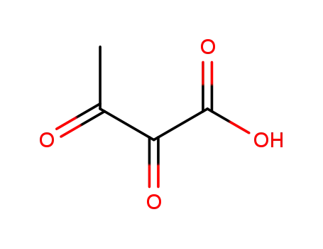 Molecular Structure of 4374-46-3 (Butanoic acid, 2,3-dioxo- (9CI))