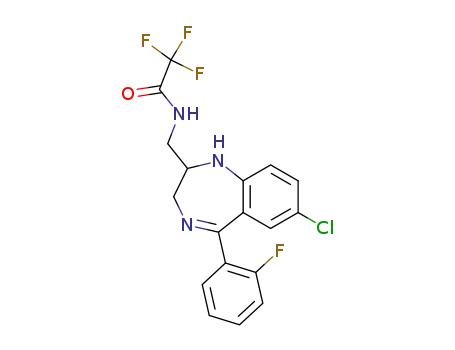 Acetamide,
N-[[7-chloro-5-(2-fluorophenyl)-2,3-dihydro-1H-1,4-benzodiazepin-2-yl]
methyl]-2,2,2-trifluoro-