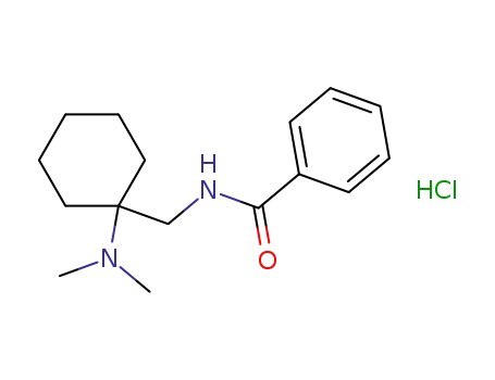 Molecular Structure of 41804-98-2 (1-benzamidomethylcyclohexyldimethylamine hydrochloride)