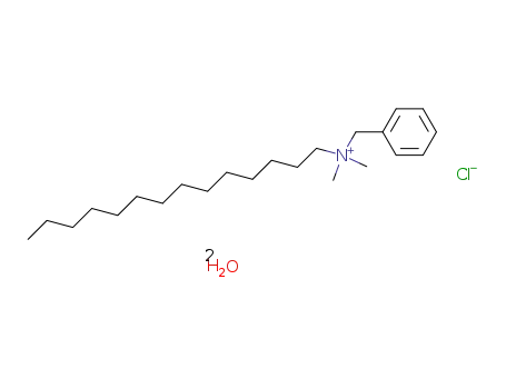 Molecular Structure of 147228-81-7 (BENZYLDIMETHYLTETRADECYLAMMONIUM CHLORI&)