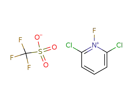 Molecular Structure of 130433-68-0 (1-Fluoro-2,6-dichloropyridinium triflate)