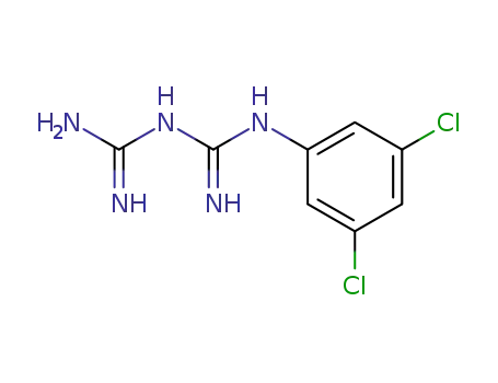Molecular Structure of 1672-93-1 (Imidodicarbonimidic diamide, N-(3,5-dichlorophenyl)-)
