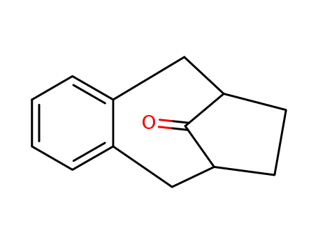 Molecular Structure of 54962-18-4 (Tricyclo[8.2.1.03,8]trideca-3,5,7-trien-13-one)