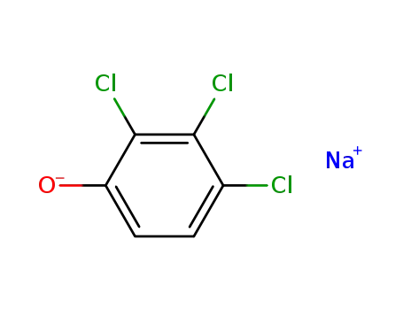 Molecular Structure of 93982-30-0 (sodium 2,3,4-trichlorophenolate)