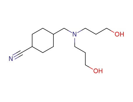 Cyclohexanecarbonitrile, 4-[[bis(3-hydroxypropyl)amino]methyl]-