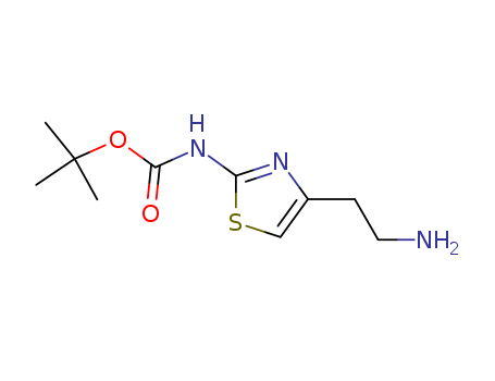 Carbamic acid,[4-(2-aminoethyl)-2-thiazolyl]-, 1,1-dimethylethyl ester (9CI)