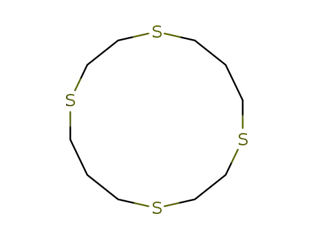 Molecular Structure of 24194-61-4 (1,4,8,11-Tetrathiacyclotetradecane)