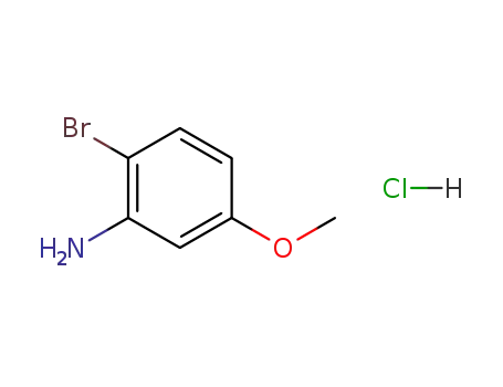 Molecular Structure of 129968-11-2 (2-BROMO-5-METHOXYANILINE HCL)