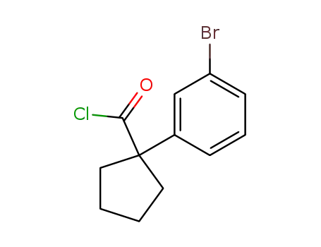 Cyclopentanecarbonyl chloride, 1-(3-bromophenyl)-