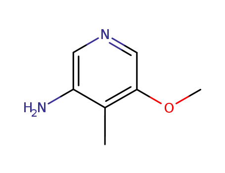 Molecular Structure of 77903-28-7 (5-methoxy-4-methylpyridin-3-amine)