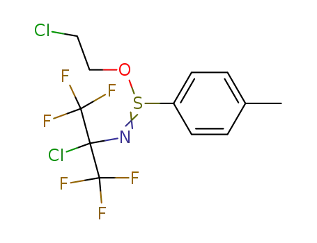 Molecular Structure of 91363-14-3 (C<sub>12</sub>H<sub>11</sub>Cl<sub>2</sub>F<sub>6</sub>NOS)