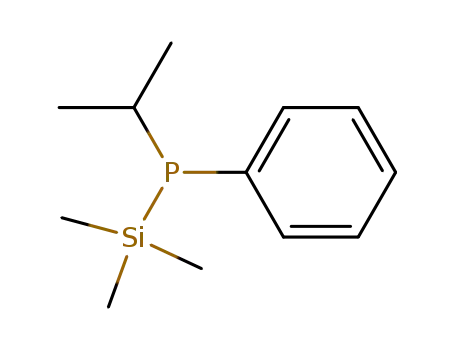 Molecular Structure of 29574-16-1 (Isopropylphenyl(trimethylsilyl)phosphan)