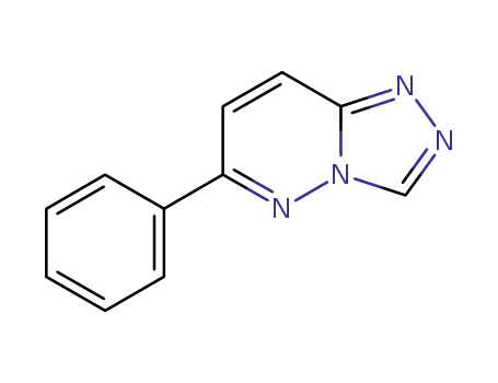 Molecular Structure of 55054-92-7 (1,2,4-Triazolo[4,3-b]pyridazine, 6-phenyl-)