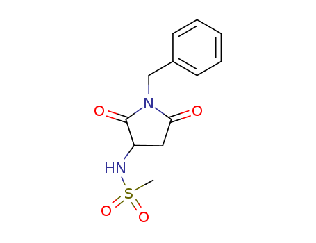 77693-23-3,N-(1-benzyl-2,5-dioxopyrrolidin-3-yl)methanesulfonamide,