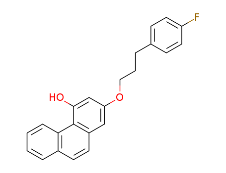 2-(3-(4-Fluorophenyl)propoxy)-4-phenanthrenol cas  59873-17-5
