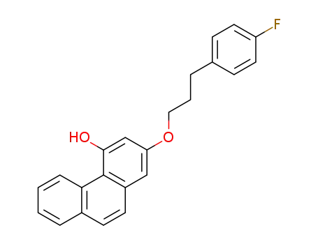 2-[3-(4-fluorophenyl)propoxy]phenanthren-4-ol