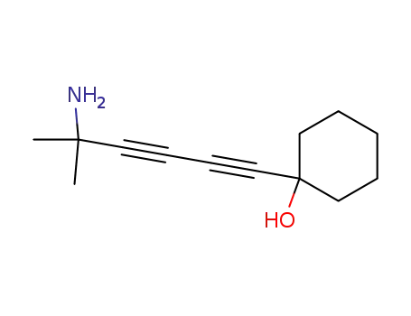 5-Amino-5-methyl-1-<1-hydroxy-cyclohexyl>-hexadiin-(1.3)