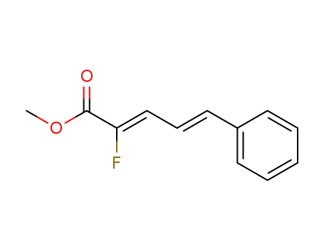 2,4-Pentadienoic acid, 2-fluoro-5-phenyl-, methyl ester, (Z,E)-