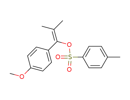 Molecular Structure of 51067-51-7 (Benzenemethanol, 4-methoxy-a-(1-methylethylidene)-,
4-methylbenzenesulfonate)