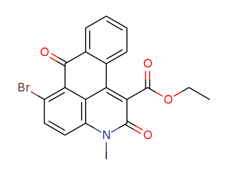 6-Bromo-1-(ethoxycarbonyl)-3-methyl-7H-dibenz(f,ij)isoquinoline-2,7(3H)-dione cas  71205-38-4