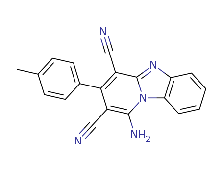 1-amino-3-(4-methylphenyl)pyrido[1,2-a]benzimidazole-2,4-dicarbonitrile