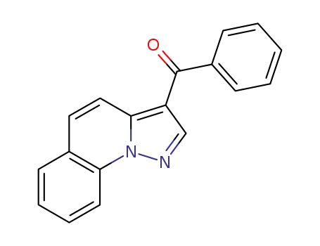 Molecular Structure of 128353-04-8 (Methanone, phenylpyrazolo[1,5-a]quinolin-3-yl-)