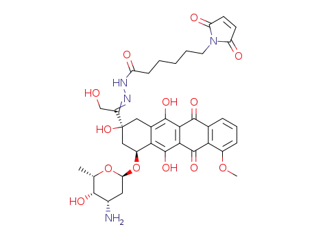 Molecular Structure of 151038-96-9 (doxorubicin(6-maleimidocaproyl)hydrazone)