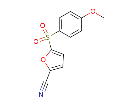 2-FURANCARBONITRILE,5-((4-METHOXYPHENYL)SULFONYL)-