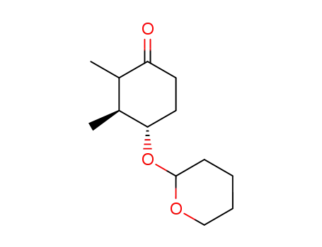 (2R*S*,,3R*,4R*)-2,3-dimethyl-4-(tetrahydropyran-2-yloxy)cyclohexanone
