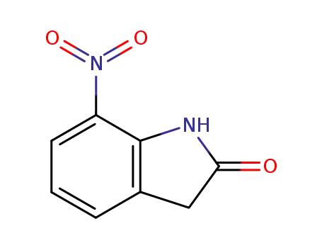 Molecular Structure of 25369-31-7 (7-NITROOXINDOLE)