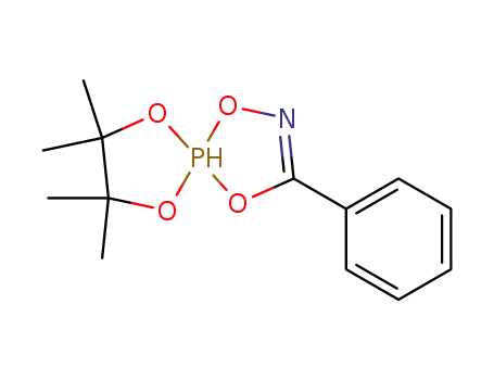 Molecular Structure of 138624-18-7 (7,7,8,8-Tetramethyl-3-phenyl-1,4,6,9-tetraoxa-2-aza-5λ<sup>5</sup>-phospha-spiro[4.4]non-2-ene)