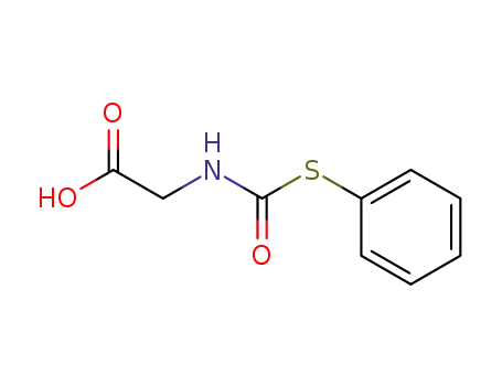 Molecular Structure of 21639-45-2 (2-(phenylsulfanylcarbonylamino)acetic acid)