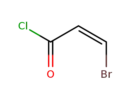 Molecular Structure of 41866-48-2 (2-Propenoyl chloride, 3-bromo-, (Z)-)