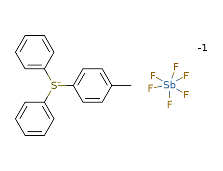 Sulfonium, (4-methylphenyl)diphenyl-,
(OC-6-11)-hexafluoroantimonate(1-) (9CI)