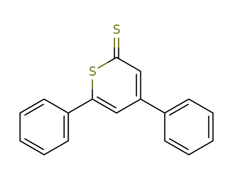 2H-Thiopyran-2-thione, 4,6-diphenyl-