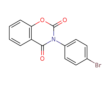 Molecular Structure of 13563-07-0 (2H-1,3-Benzoxazine-2,4(3H)-dione, 3-(4-bromophenyl)-)
