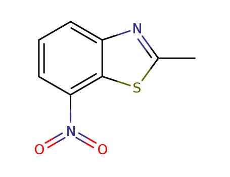 34564-34-6,Benzothiazole, 2-methyl-7-nitro- (6CI,7CI,8CI,9CI),2-Methyl-7-nitrobenzothiazole;NSC 124195