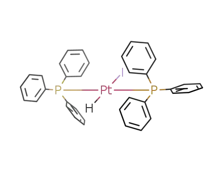 Molecular Structure of 82796-26-7 (Platinum,hydroiodobis(triphenylphosphine)-)