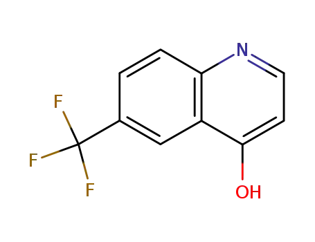 Molecular Structure of 49713-51-1 (6-(TRIFLUOROMETHYL)QUINOLIN-4-OL)