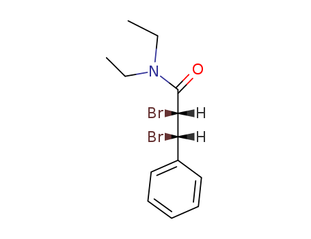 Benzenepropanamide, a,b-dibromo-N,N-diethyl- cas  6628-47-3