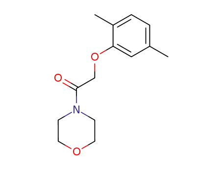 Molecular Structure of 148183-91-9 (2-(2,5-dimethylphenoxy)-1-(morpholin-4-yl)ethanone)