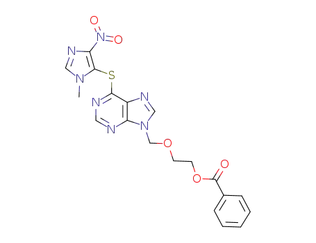 Benzoic acid 2-[6-(3-methyl-5-nitro-3H-imidazol-4-ylsulfanyl)-purin-9-ylmethoxy]-ethyl ester