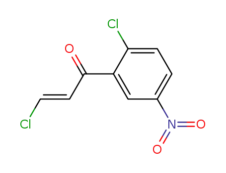 Molecular Structure of 74780-46-4 (trans-1-(2-chloro-5-nitrophenyl)-3-chloroprop-2-en-1-one)