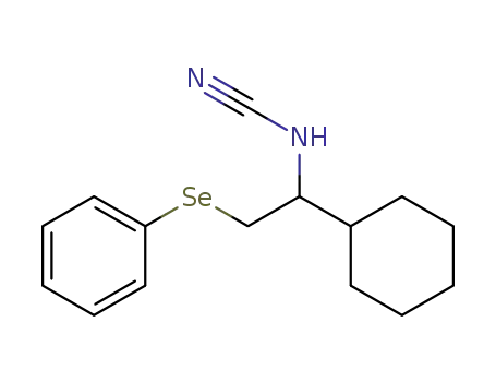 Molecular Structure of 111735-16-1 (Cyanamide, [1-cyclohexyl-2-(phenylseleno)ethyl]-)