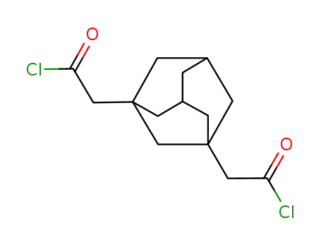 Molecular Structure of 31898-14-3 (Tricyclo[3.3.1.1(3,7)]decane-1,3-diacetyl dichloride)